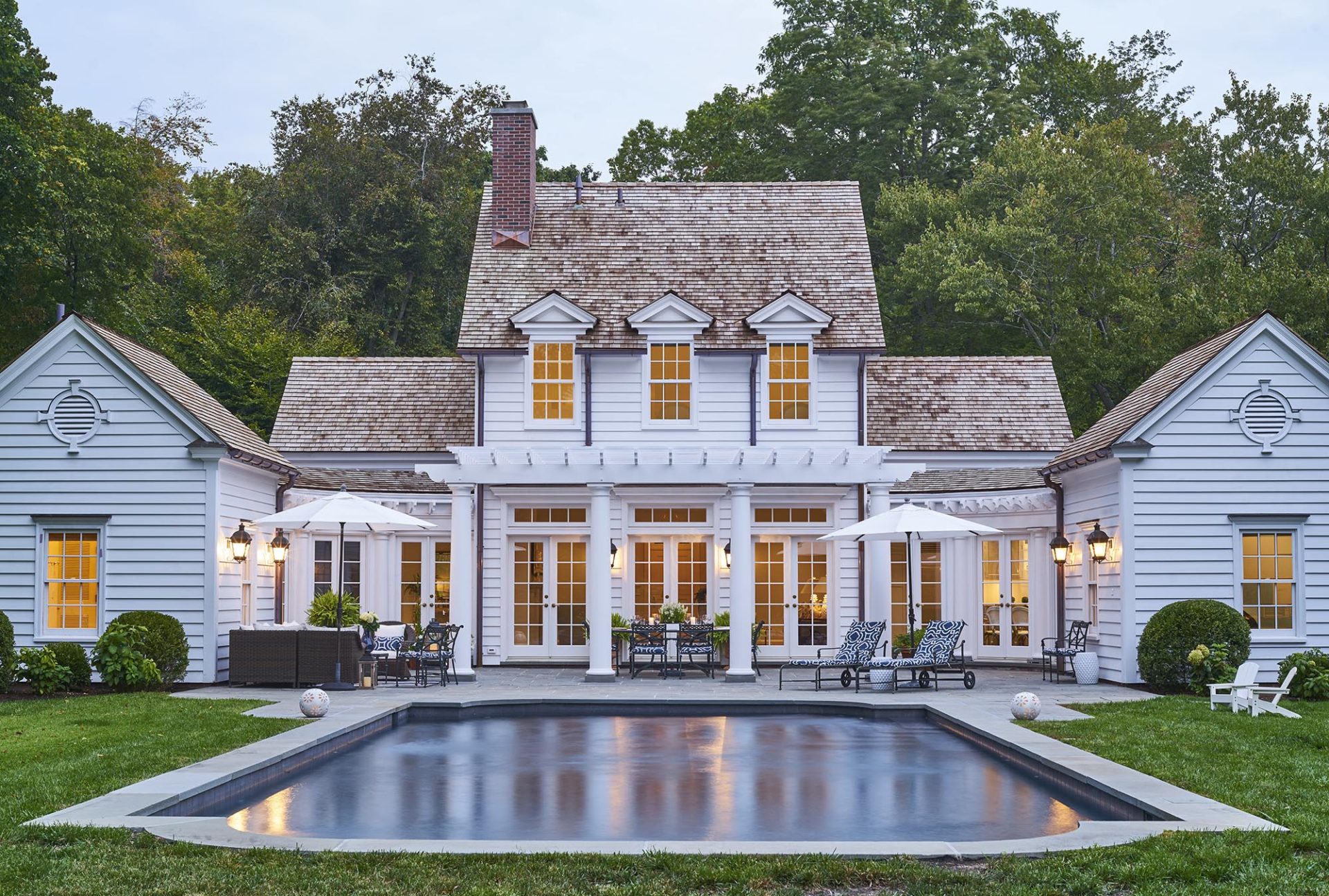 A Tour Of Our Colonial Pool Cottage Renovation Vanderhorn Architects