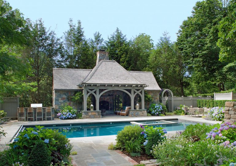 Vanderhorn Architects | English Tudor Pool House